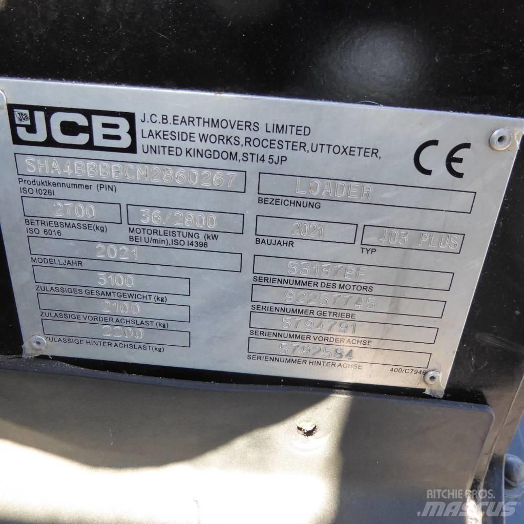 JCB 403 plus Pale gommate