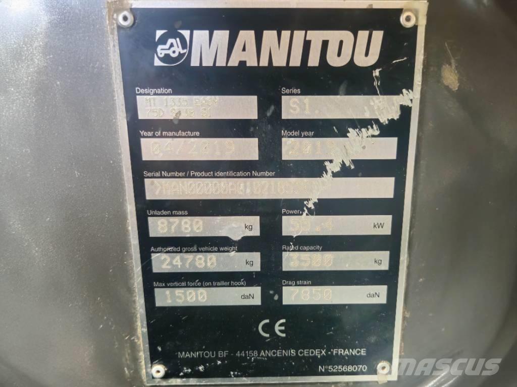 Manitou MT 1335 Sollevatori telescopici