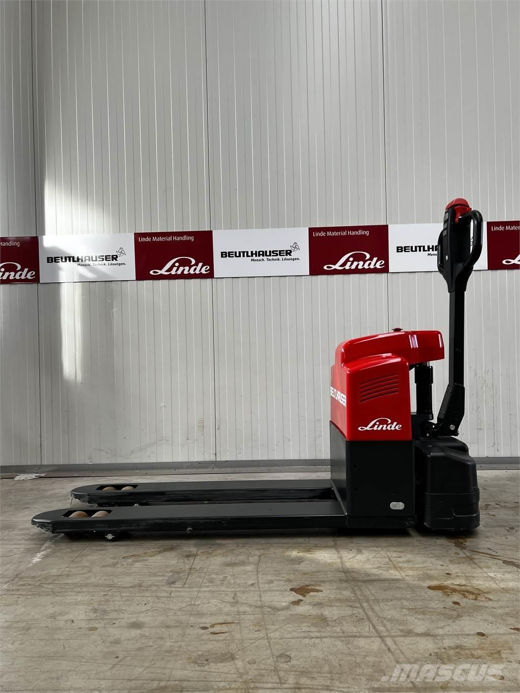 Linde MT15 Transpallet uomo a terra