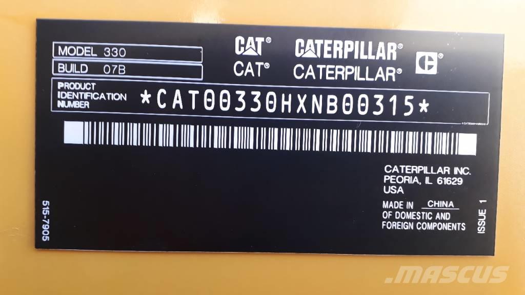 CAT 330 Escavatori cingolati