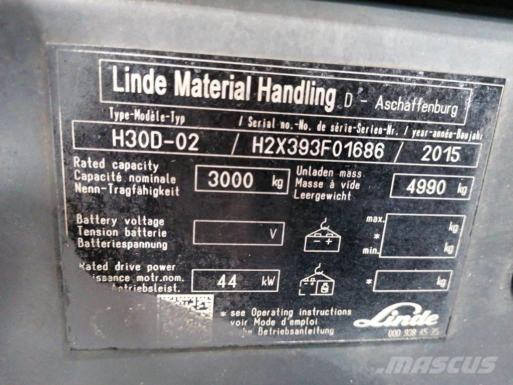 Linde H30D-02 Carrelli elevatori diesel