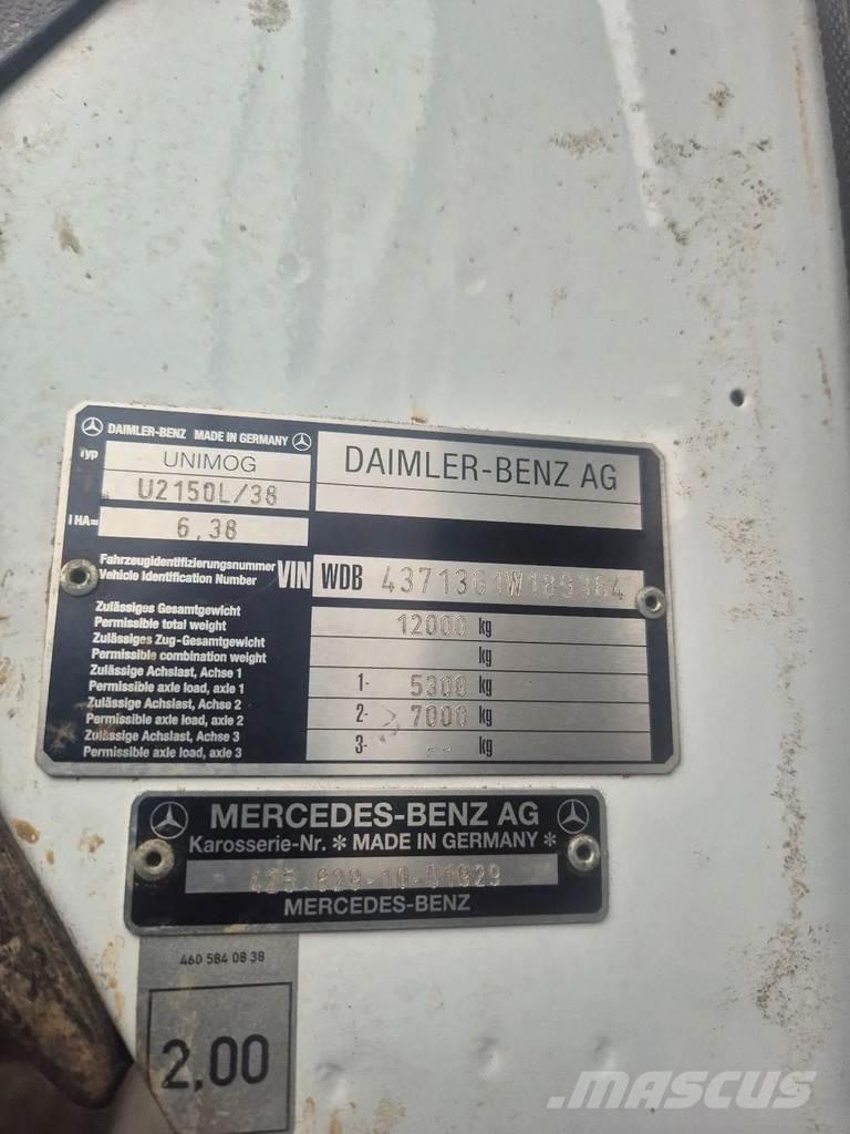 Unimog u 2150l38 Perforatrici di superficie