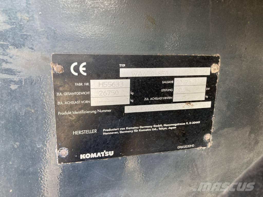 Komatsu WA 470-8 Pale gommate