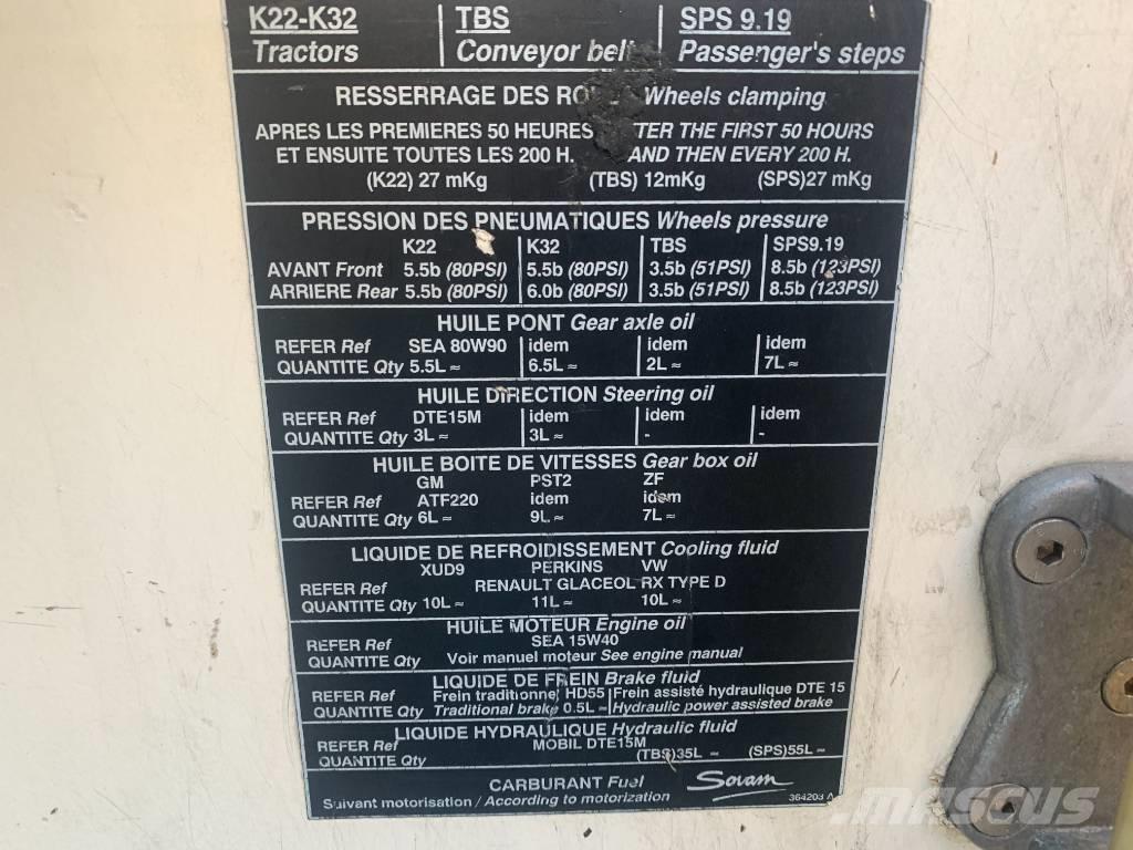 Sovam K22 V-3080 Mezzi aeroportuali