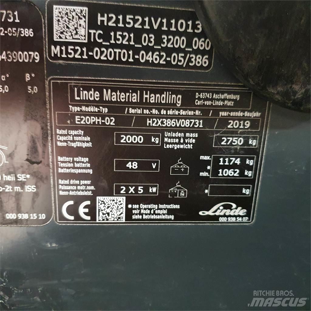 Linde E20PH Carrelli elevatori elettrici