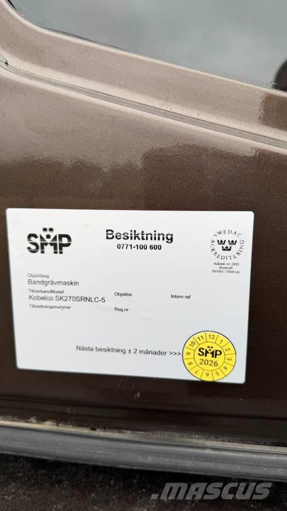 Kobelco SK 270 LC Escavatori cingolati
