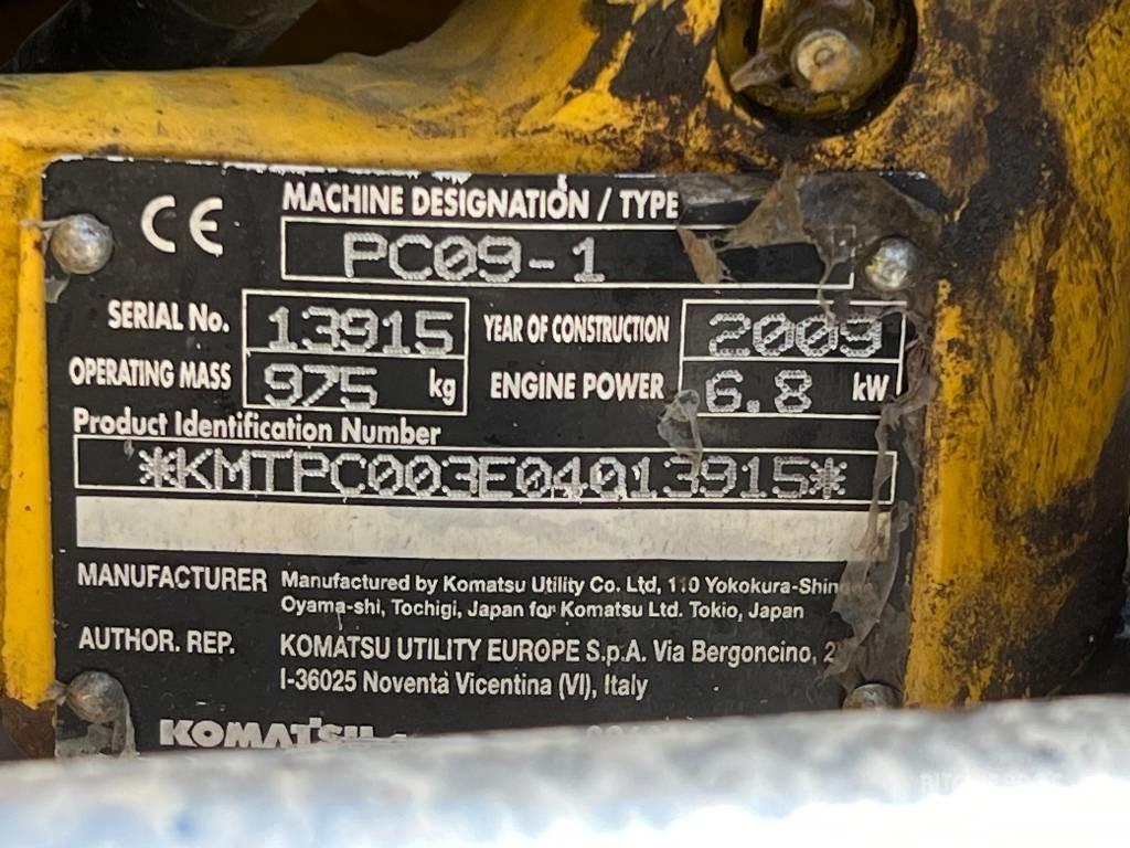 Komatsu PC 09-1 Miniescavatori