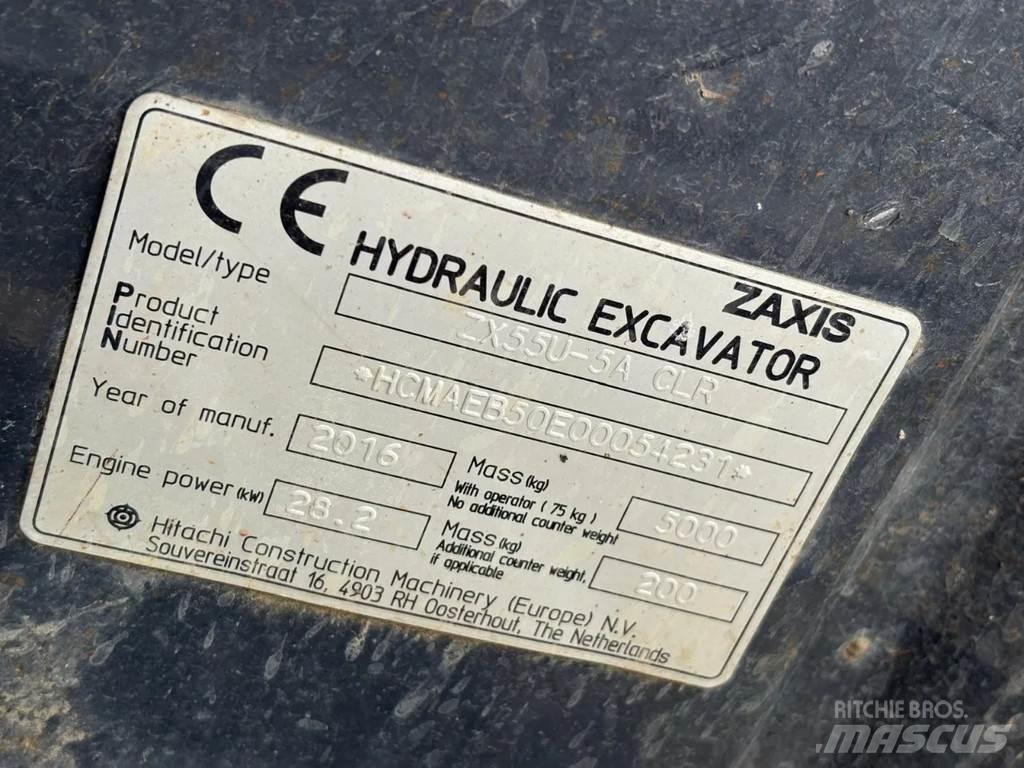 Hitachi ZX55U-5A Miniescavatori