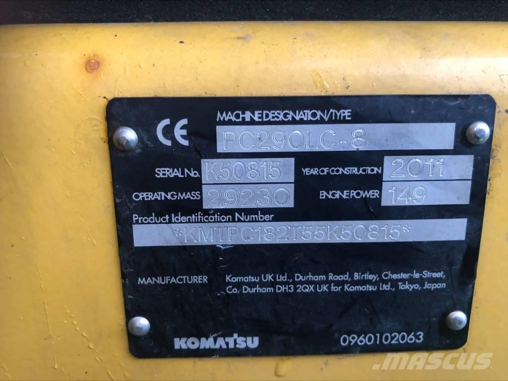 Komatsu PC 290 LC-8 Escavatori cingolati