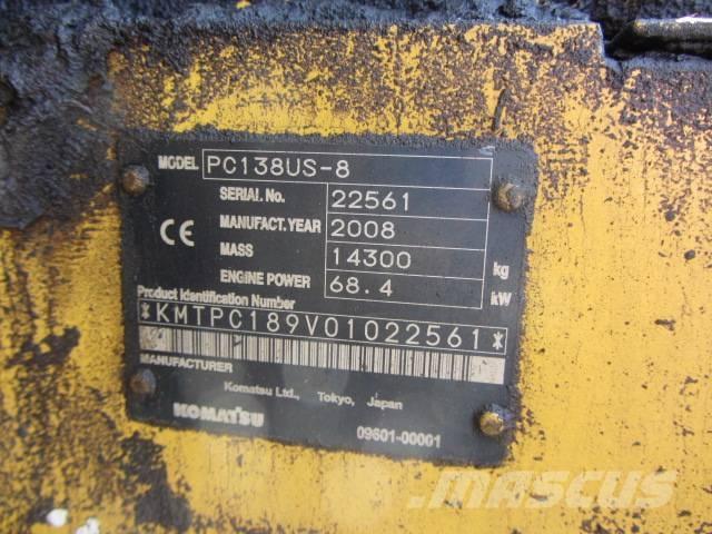 Komatsu PC 138-8 US Escavatori cingolati