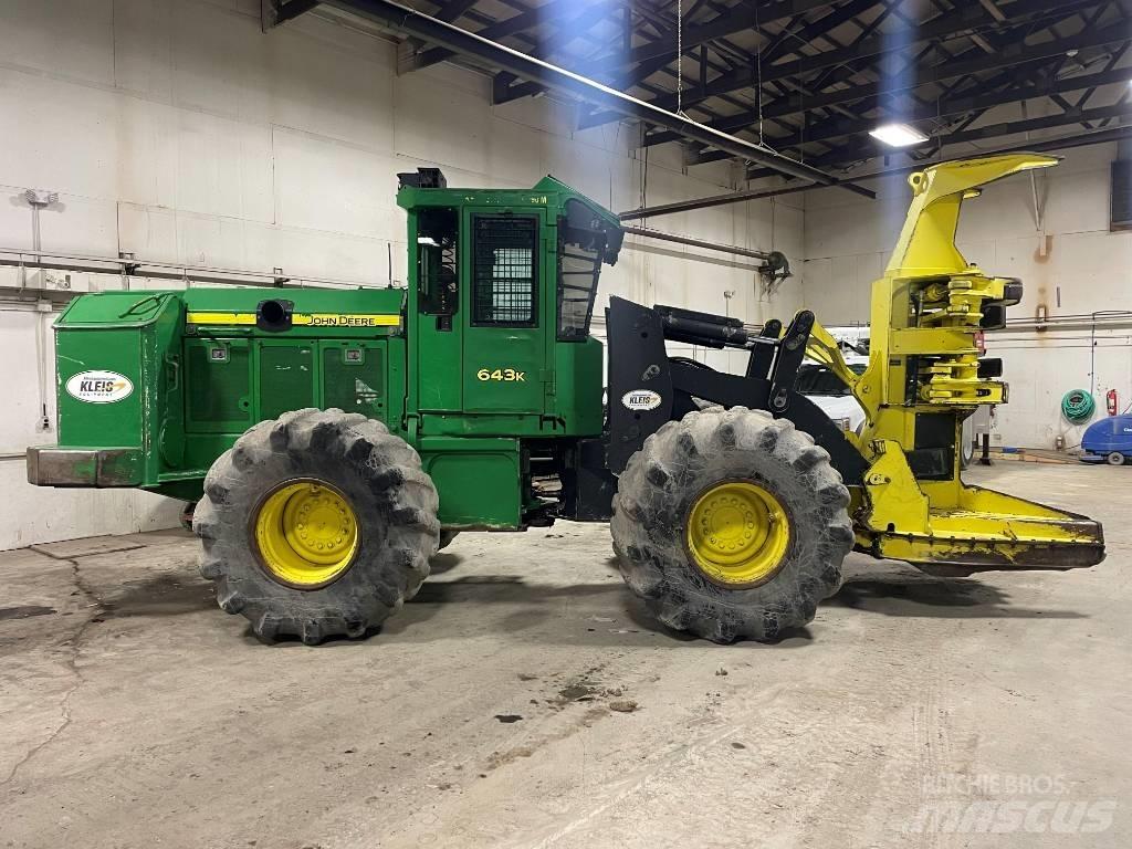 John Deere 643 K Abbattitrici cingolate e macchine forestali