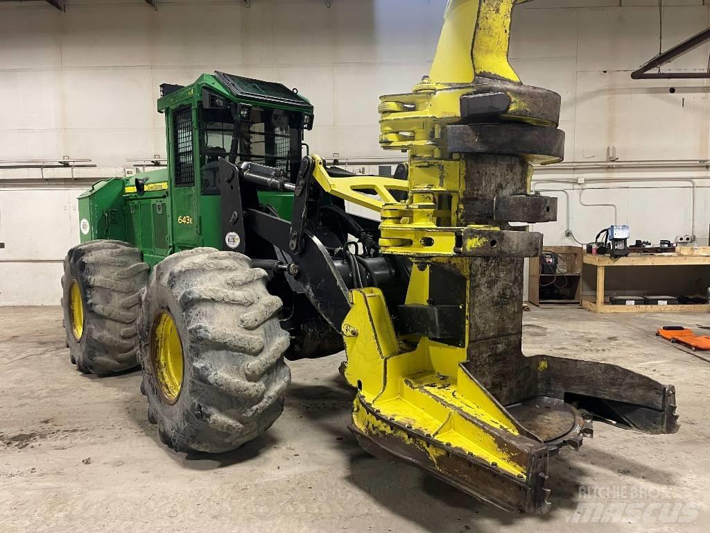 John Deere 643 K Abbattitrici cingolate e macchine forestali