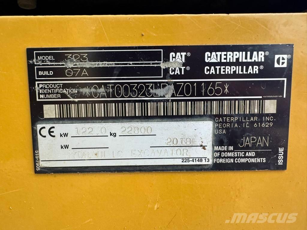 CAT 323 07A Escavatori cingolati