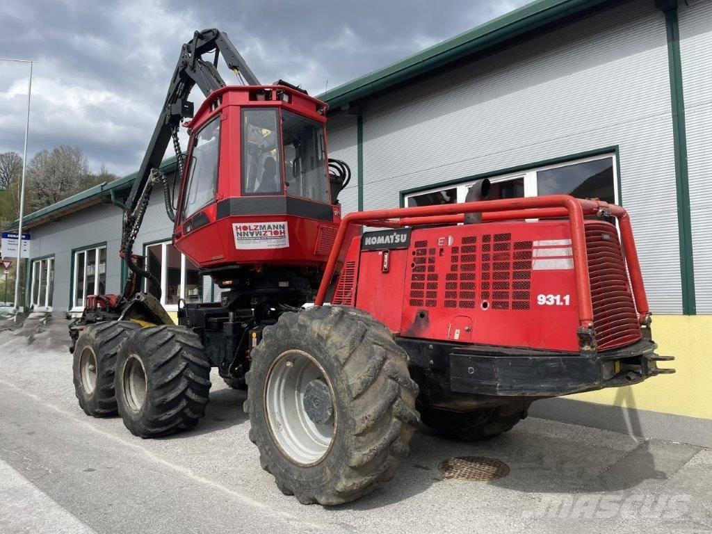 Komatsu 931.1 Abbattitrici, Disboscatrici