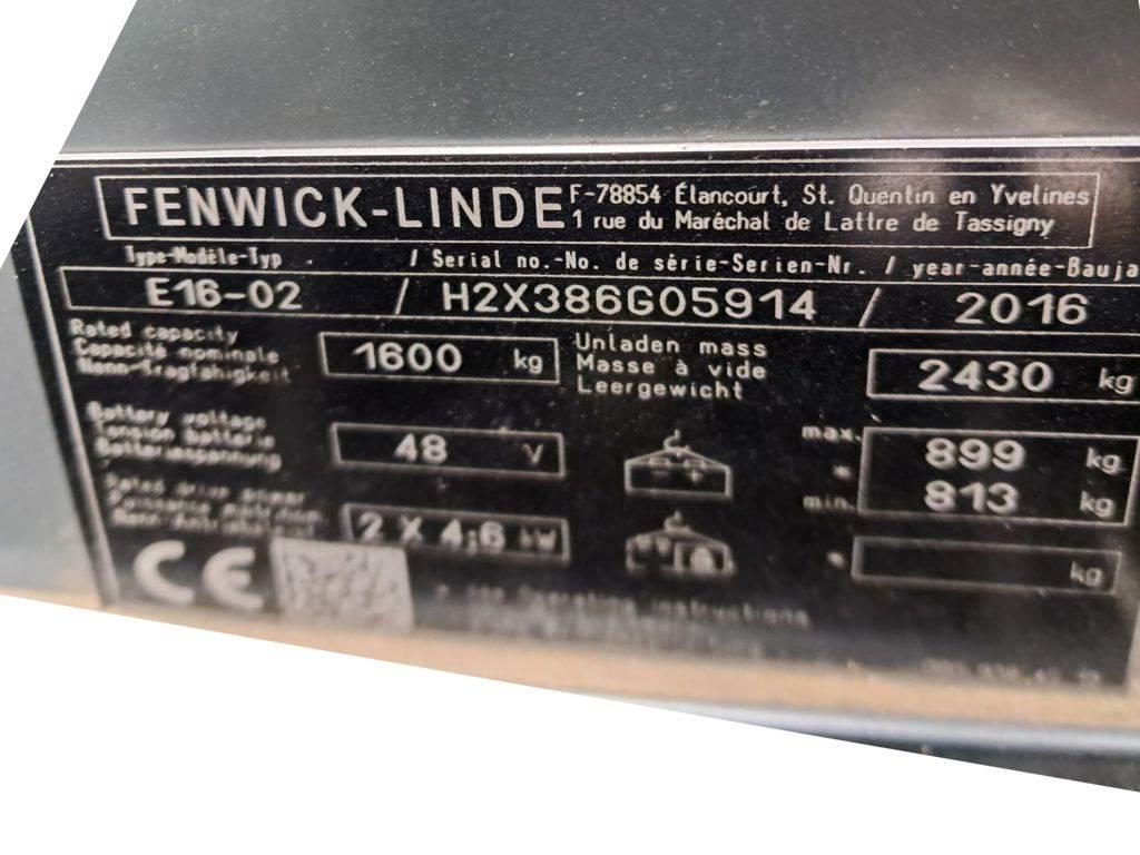 Linde E16-02 Carrelli elevatori elettrici