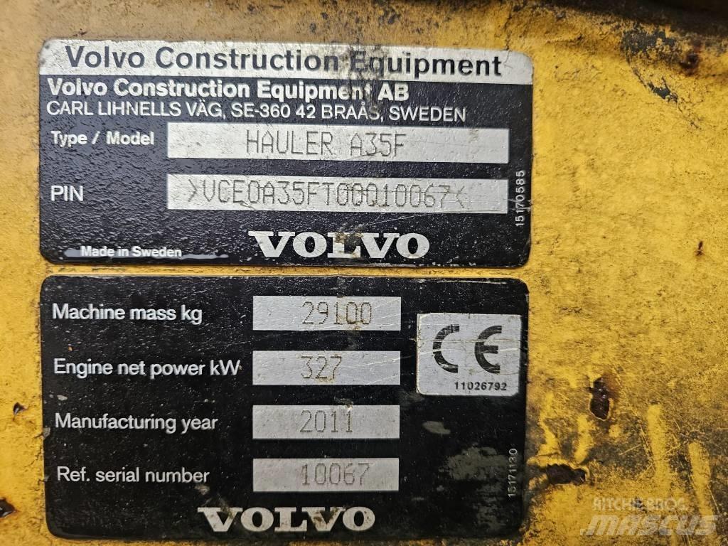 Volvo A 35 F Dumpers articolati