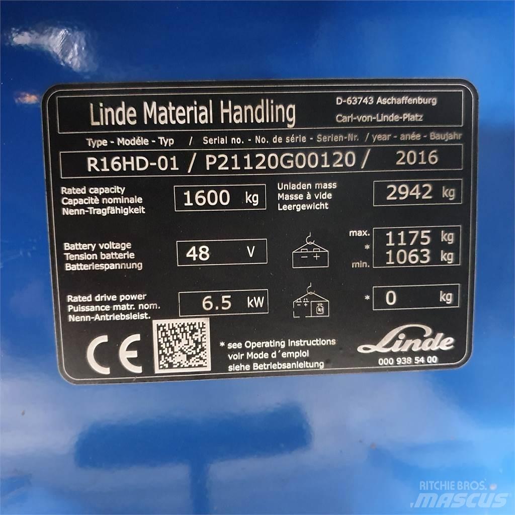 Linde R16HD Carrello retrattile