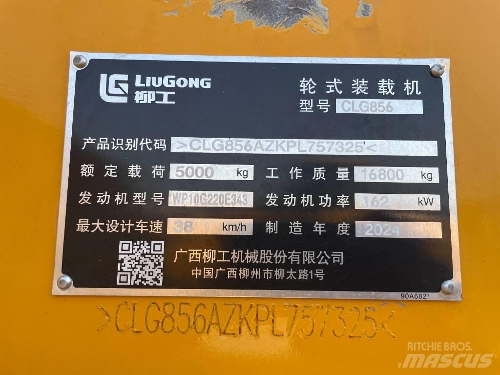 LiuGong 856 H Pale gommate