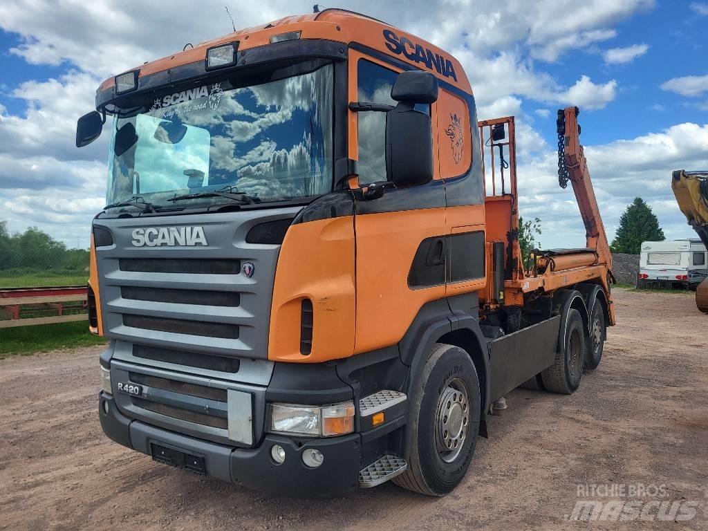 Scania R420LB 6x2 Container per immagazzinare
