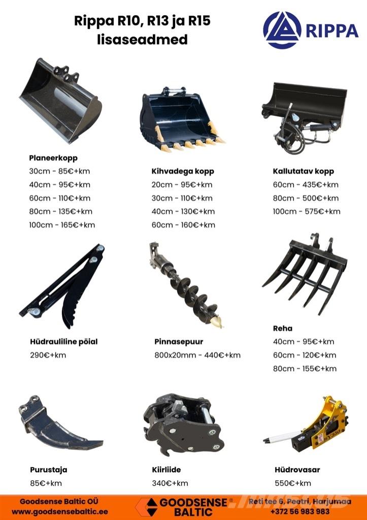 Rippa R18 Pro Miniescavatori