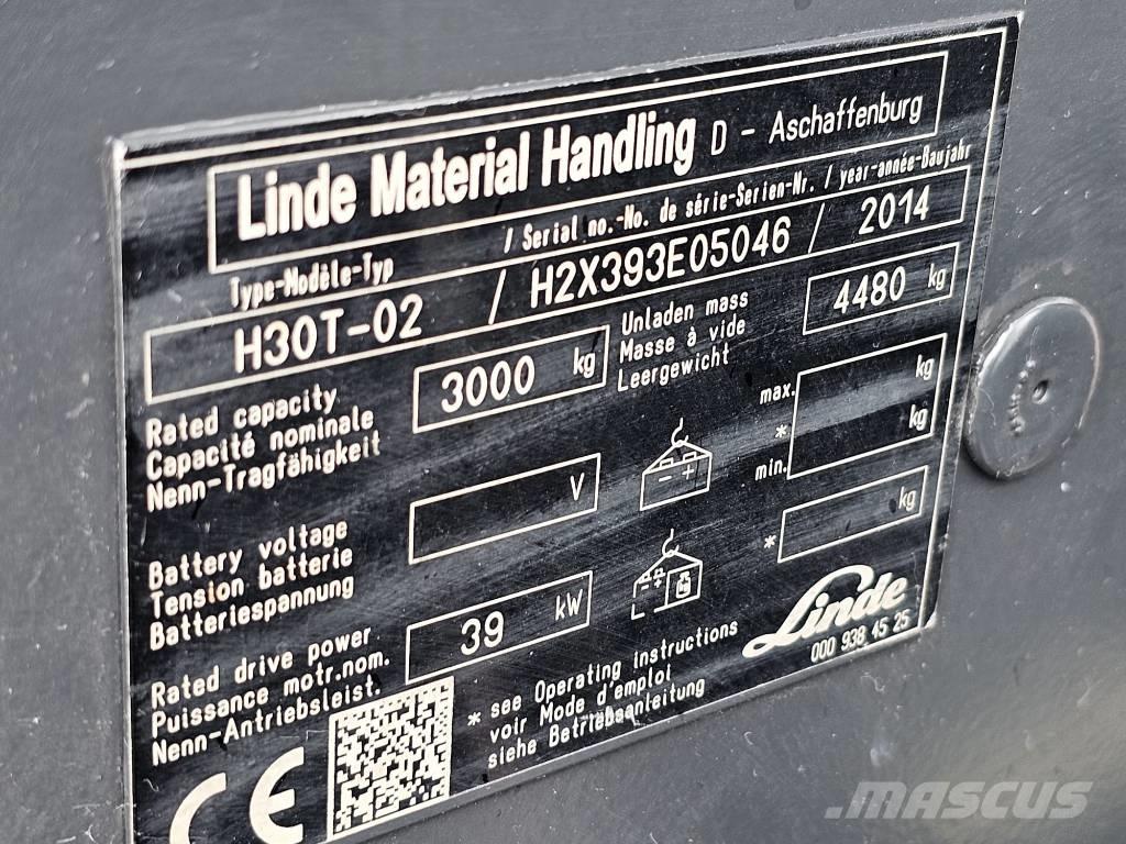 Linde H30T-02 Carrelli elevatori GPL