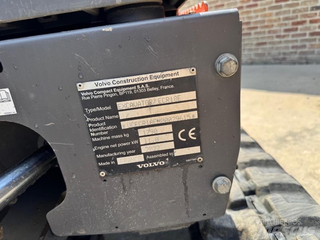 Volvo ECR 18 E Miniescavatori