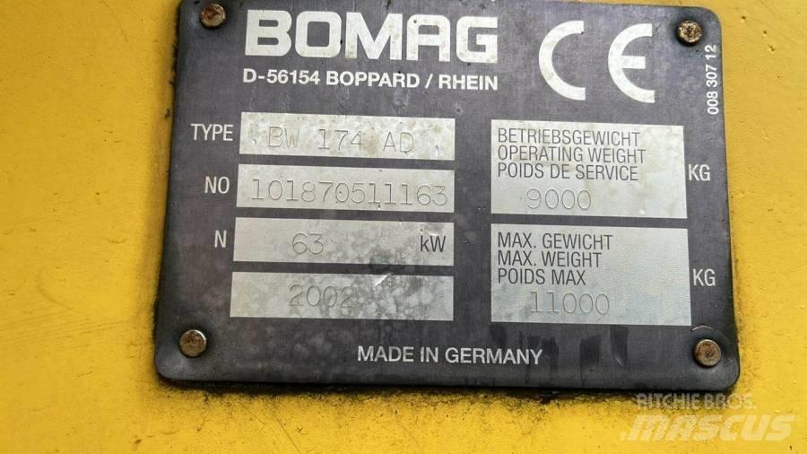 Bomag BW174 AD Rulli a doppio tamburo
