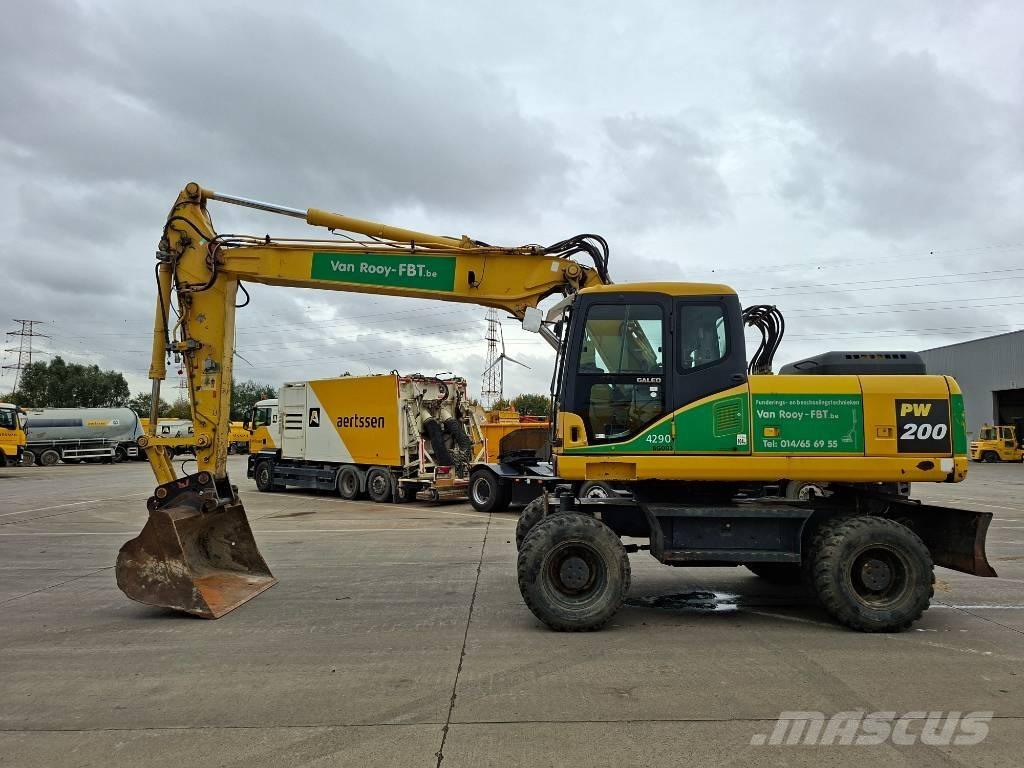 Komatsu PW 200-7H Escavatori gommati