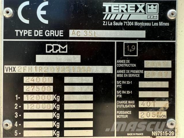 Terex AC 35 L Gru per tutti i terreni