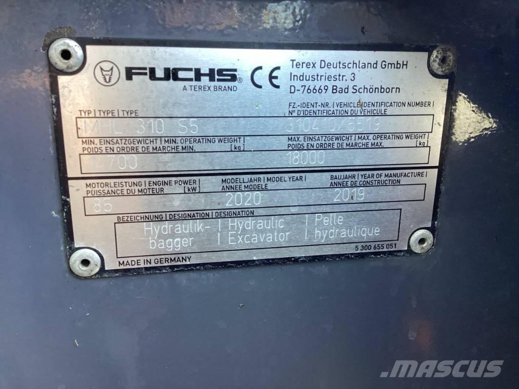 Fuchs MHL 310 S5 Movimentazione rifiuti