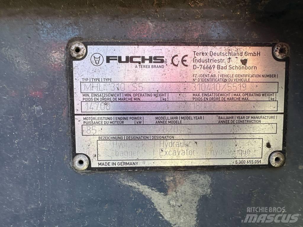 Fuchs MHL 310 S5 Movimentazione rifiuti