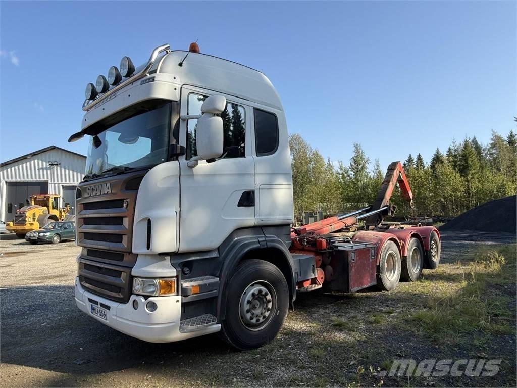 Scania R16 V8 8X4 Camion con gancio di sollevamento