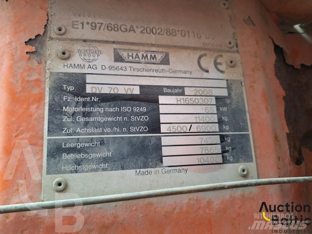 Hamm DV 70 VV Altri rulli