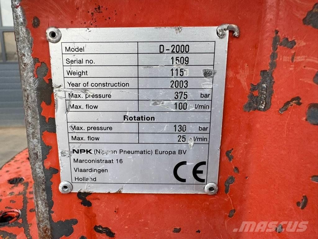NPK D-2000 Pinze