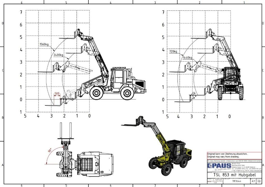 Paus TSL 853 / Mining Altra attrezzatura per miniera sotterranea