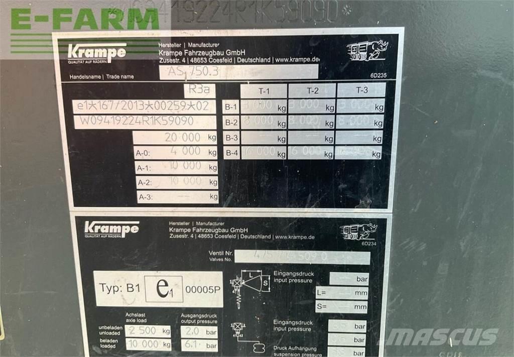 Krampe as 750 Carri per la granella