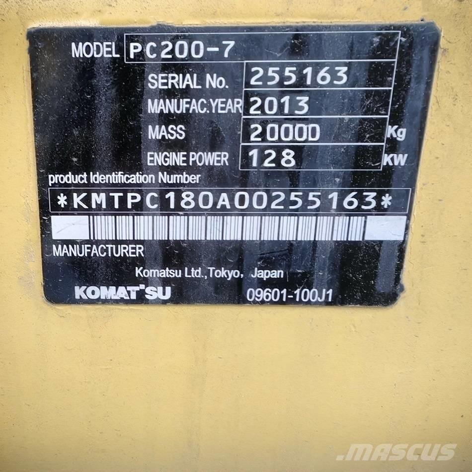 Komatsu pc200-7 Escavatori cingolati