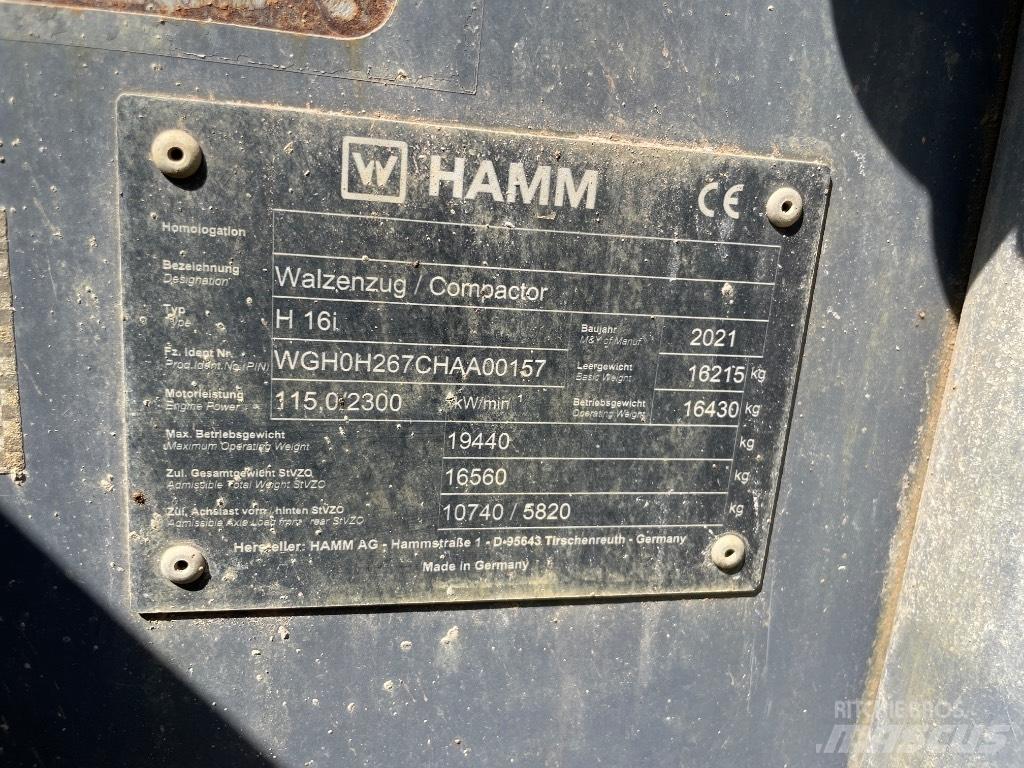 Hamm H 16 i Compattatori da suolo