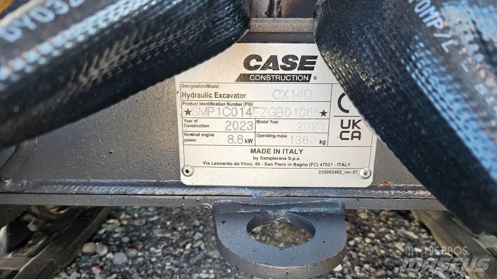 CASE CX14D Miniescavatori