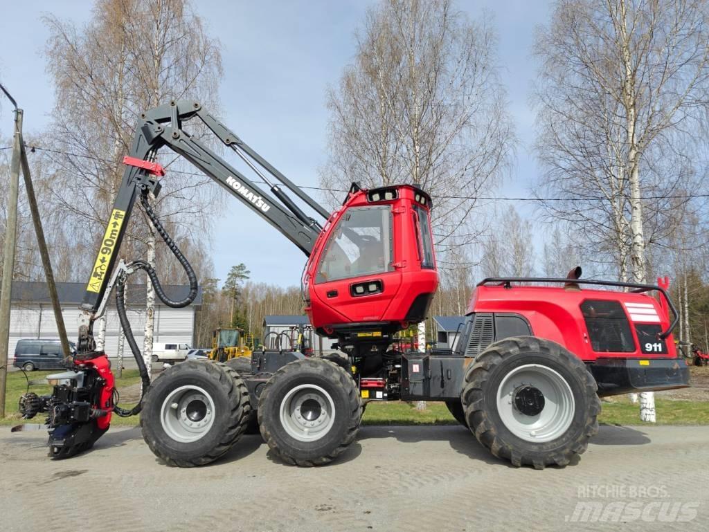 Komatsu 911 Abbattitrici, Disboscatrici