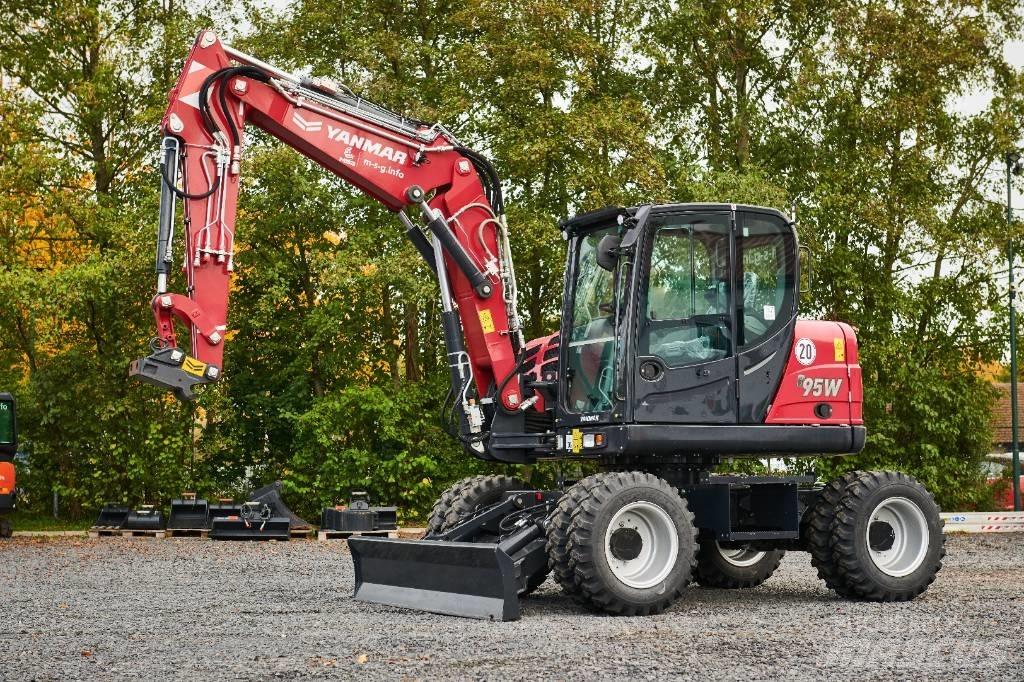 Yanmar B95W Escavatori gommati