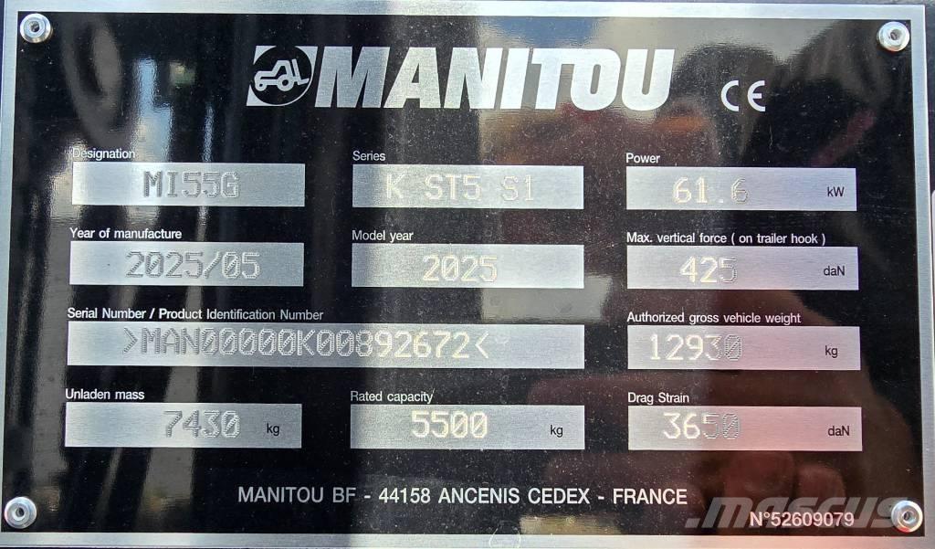 Manitou MI 55 G Carrelli elevatori GPL