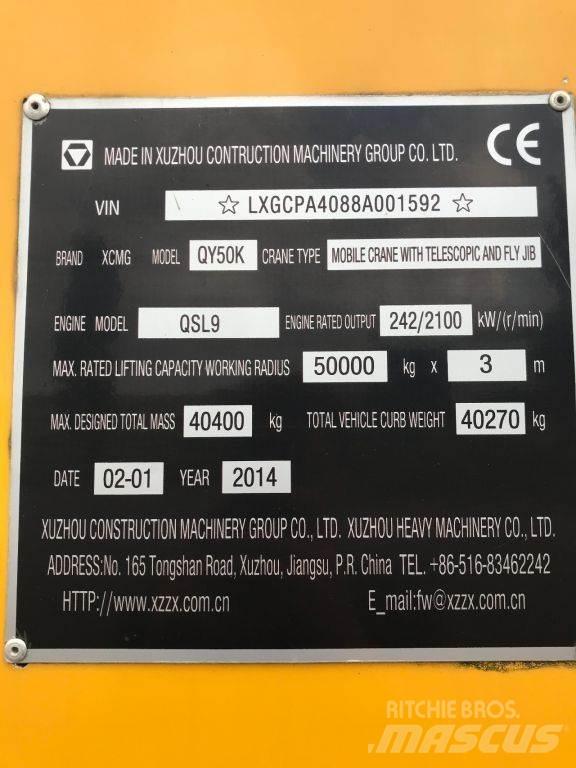 XCMG QY50K UNUSED Gru per tutti i terreni