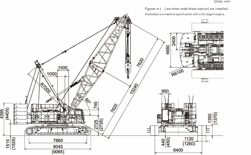 sumitomo SCX2800A-3 Gru cingolate