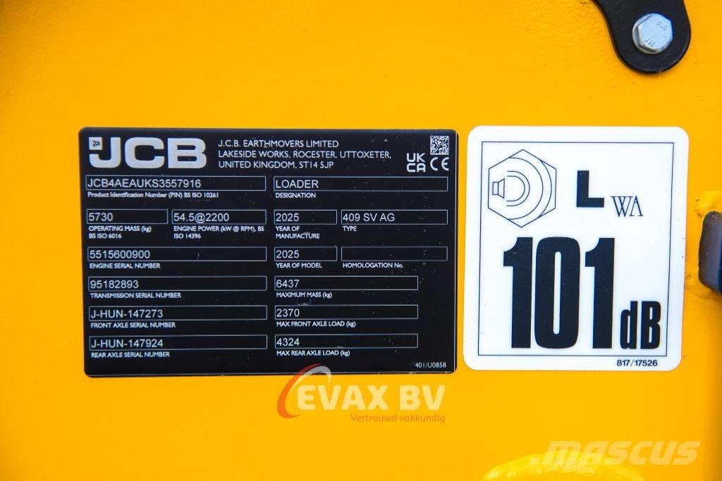 JCB 409 Pale gommate