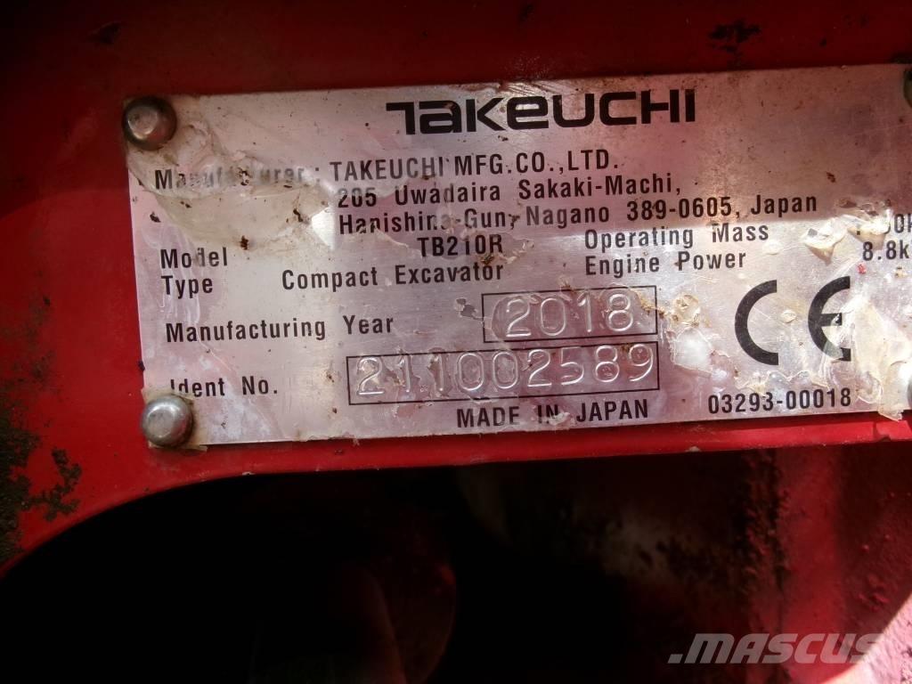 Takeuchi TB 210 R Miniescavatori