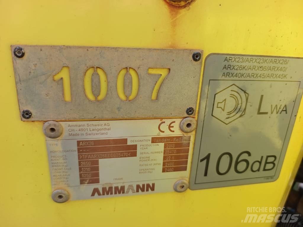 Ammann ARX 26 Rulli a doppio tamburo