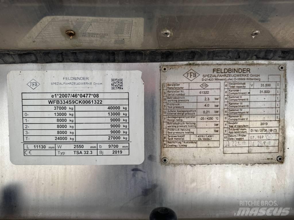 Feldbinder TSA 32,3 Rimorchi cisterna