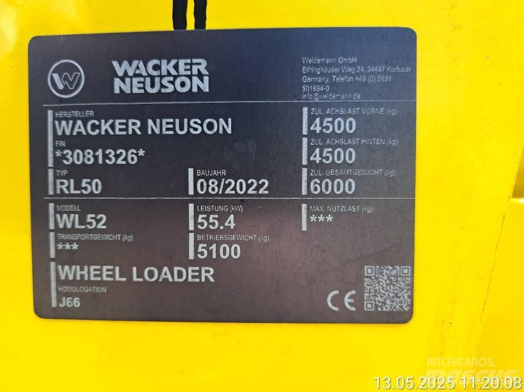 Wacker Neuson WL52 Pale gommate