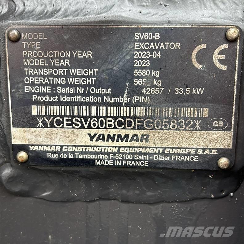 Yanmar SV60-B Miniescavatori